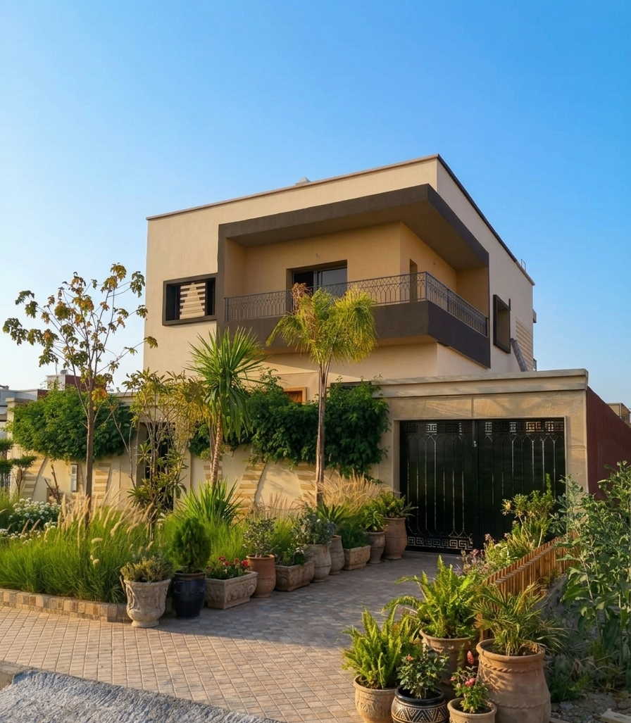 Villa Familiale bien finie, Lumineuse avec Piscine et hammam à Vendre – Targa, Marrakech